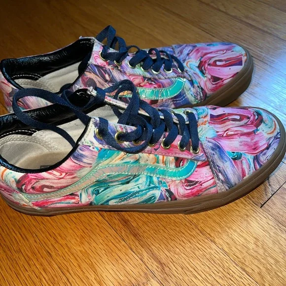 Custom Old Skool Vans!! - Picture 1 of 5